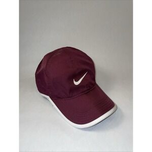 Nike Golf Hat Cap Strap Back Mens Maroon OSFA